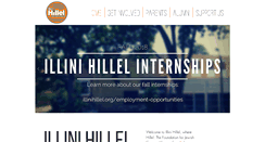 Desktop Screenshot of illinihillel.org
